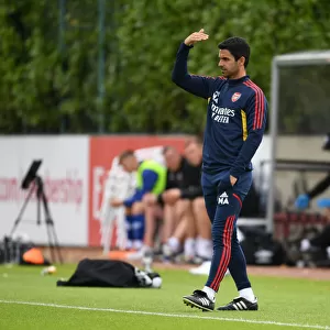 Arsenal Manager Mikel Arteta Leads Team in Pre-Season Friendly Against Ipswich Town