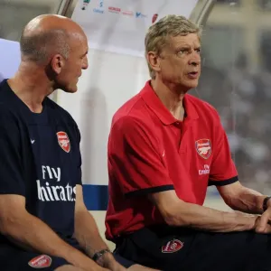Arsenal Managers Wenger and Bould Pre-Match in Vietnam (2013) Arsenal Managers Wenger and Bould Pre-Match in Vietnam (2013)