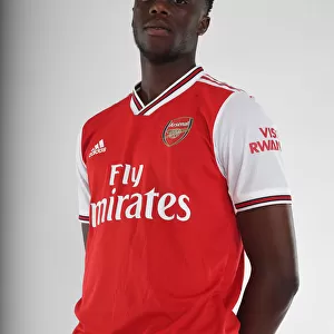 Arsenal New Signing James Olayinka at 2019-2020 Photocall