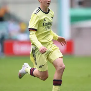 Arsenal Players in Action against Hibernian during 2021-22 Pre-Season Friendly in Edinburgh
