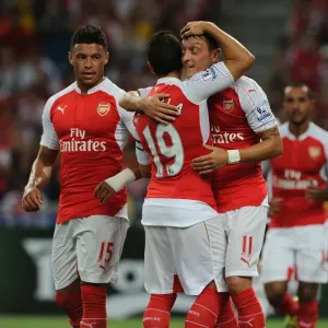 Arsenal Players Celebrating Print Arsenal Players Celebrating Print