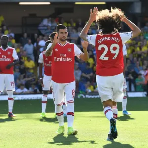 Arsenal Players Dani Ceballos and Matteo Guendouzi Before Watford vs Arsenal Premier League Match, 2019