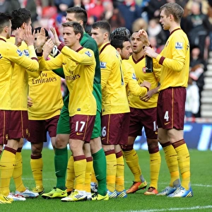 Arsenal Players Gear Up Before Sunderland Clash, Nacho Monreal Leading the Way (Sunderland v Arsenal 2012-13)