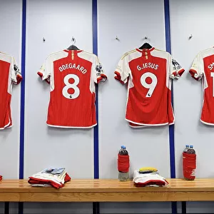 Arsenal Players Pre-Match Preparation: Everton vs Arsenal, Premier League 2023-24