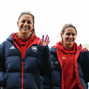 Arsenal Players Sabrina D'Angelo and Cloe Lacasse Prepare for Liverpool FC Clash in Barclays Women's Super League Arsenal Players Sabrina D'Angelo and Cloe Lacasse Prepare for Liverpool FC Clash in Barclays Women's Super League