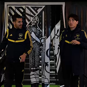 Arsenal Players in the Tunnel: Vitoria Guimaraes vs Arsenal, UEFA Europa League 2019-20