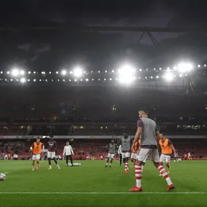 Arsenal Players Warm Up Print Arsenal Players Warm Up Print