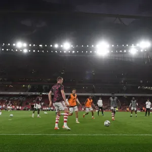 Arsenal Players Warm Up Print Arsenal Players Warm Up Print
