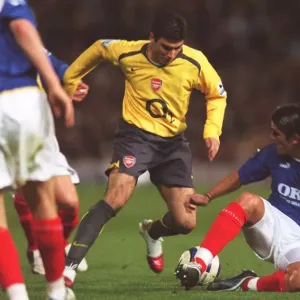 Arsenal and Portsmouth Draw 1-1 in FA Premiership at Fratton Park, 2006 Arsenal and Portsmouth Draw 1-1 in FA Premiership at Fratton Park, 2006