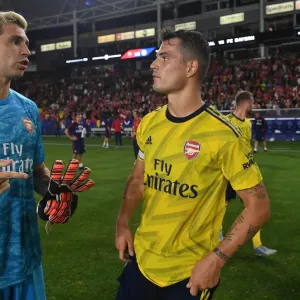 Arsenal Pre-Season: A Heartfelt Moment Between Emi Martinez and Granit Xhaka After Arsenal vs. Bayern Munich