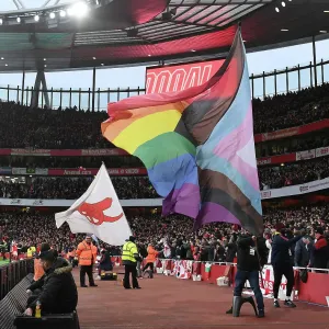 Arsenal Pride: Celebrating Diversity at the Emirates - Arsenal FC vs. Brentford FC, Premier League 2022-23 Arsenal Pride: Celebrating Diversity at the Emirates - Arsenal FC vs. Brentford FC, Premier League 2022-23