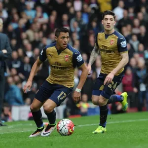 Arsenal Print: Sanchez and Bellerin at Upton Park