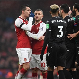 Arsenal Rivals: Xhaka and Wilshere vs. Van Aanholt and Milivojevic (2017-18)