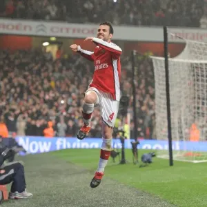 Arsenal Soars Ahead: Cesc Fabregas's Strike Gives Arsenal a 2-0 Lead Against West Ham United