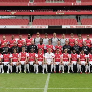 Arsenal squad. Arsenal 1st Team Photocall and Membersday. Emirates Stadium, 5 / 8 / 10