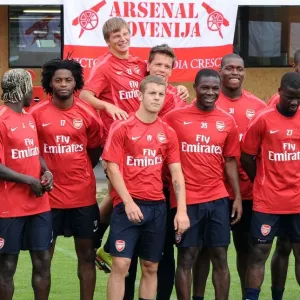 The Arsenal squad. Arsenal Training Camp, Bad Waltersdorf, Austria, 24 / 7 / 2010