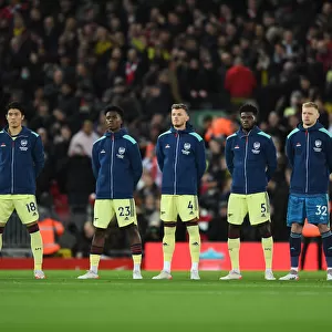 Arsenal Squad Before Liverpool Clash in Premier League 2021-22