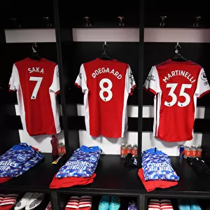 Arsenal Squad Preparing for Watford Match: Saka, Odegaard, Martinelli, Lacazette