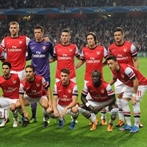 Arsenal Squad: United at Emirates for Champions League Clash vs. SSC Napoli (2013-14)