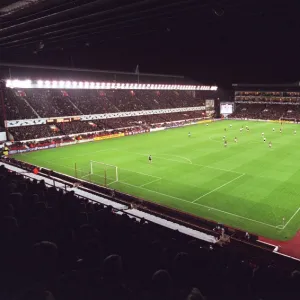 Arsenal Stadium, photographed from the North Bank stand