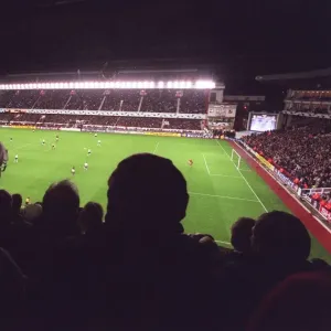 Arsenal Stadium, photographed from the West stand. Arsenal 3: 0 Sparta Prague Arsenal Stadium, photographed from the West stand. Arsenal 3: 0 Sparta Prague