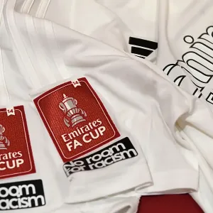 Arsenal Stands Against Racism and Violence: All-White Kit for FA Cup Match vs. Liverpool Arsenal Stands Against Racism and Violence: All-White Kit for FA Cup Match vs. Liverpool