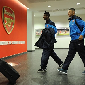 Arsenal Stars Gedion Zelalem and Alex Oxlade-Chamberlain Head to Emirates Stadium for FA Cup Match against Coventry City