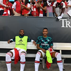 Arsenal Stars Lacazette and Aubameyang Before 2019-20 Pre-Season Clash vs Colorado Rapids