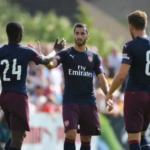 Arsenal Stars: Nketiah, Mkhitaryan, Ramsey in Pre-Season Action vs Borehamwood