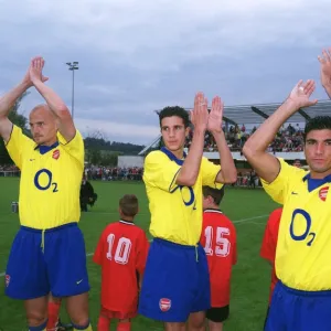 (Arsenal). Sturm Graz v Arsenal. Arsenal Pre Season Friendly