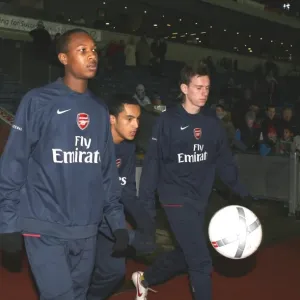 Arsenal substitutes Gavin Hoyte