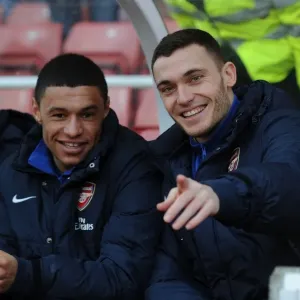 Arsenal Substitutes Oxlade-Chamberlain and Vermaelen Gear Up for Stoke City Battle