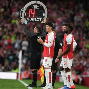 Arsenal Substitutes Print: Kai Havertz, Thomas Partey and Takehiro Tomiyasu