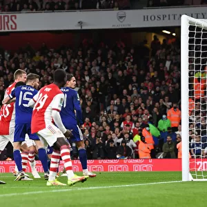 Arsenal Takes the Lead: Calum Chambers Scores Against Leeds United in Carabao Cup