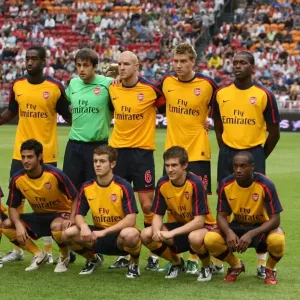 The Arsenal team The Arsenal team