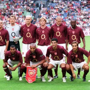 The Arsenal team. Arsenal 2: 1 Porto. The Amsterdam Tournament