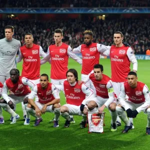 Arsenal Team Print - UEFA Champions League 1st Knock Out Round, 2nd Leg