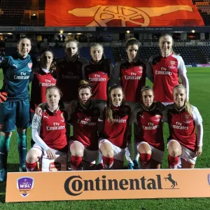 Arsenal team. Arsenal Women 1: 0 Manchester City Ladies. The FA WSL Continental Cup Final