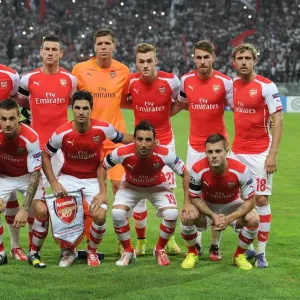 Arsenal team. Besiktas 0: 0 Arsenal. UEFA Champions League Qualifier 1st Leg. Ataturk Arsenal team. Besiktas 0: 0 Arsenal. UEFA Champions League Qualifier 1st Leg. Ataturk