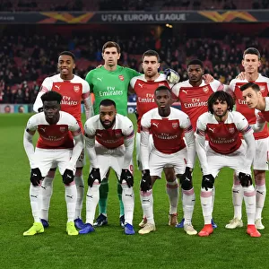 Arsenal Team Before Europa League Clash Against Qarabag, Emirates Stadium, London (December 2018)