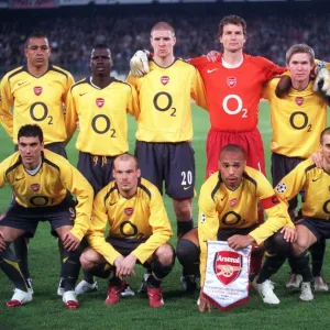 The Arsenal team before the match. Juventus 0: 0 Arsenal. UEFA Champions League