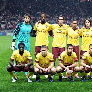 Arsenal team. SC Braga 2: 0 Arsenal, UEFA Champions League, Group H, Estadio Municipal de Braga