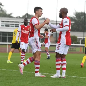 Arsenal: Tierney and Lacazette's Pre-Season Goal Celebration vs. Watford (2021-22)