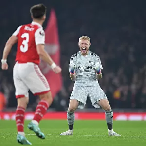 Arsenal: Tierney and Ramsdale Celebrate Goal in Europa League Victory