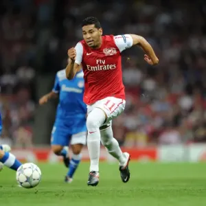 Arsenal Triumph Over Olympiacos: Andre Santos Scores the Winner in Champions League Group F Clash at Emirates Stadium (2011-12)