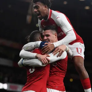 Arsenal Triumph: Xhaka, Lacazette, and Iwobi Celebrate Goals in Carabao Cup Semi-Final vs. Chelsea Arsenal Triumph: Xhaka, Lacazette, and Iwobi Celebrate Goals in Carabao Cup Semi-Final vs. Chelsea