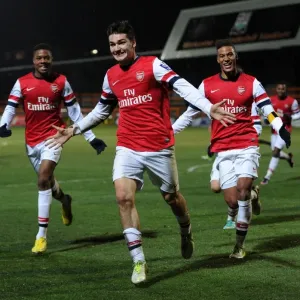 Arsenal U19 Triumph: Jon Toral, Chuba Akpom, and Martin Angha Celebrate Goals Against Athletico Bilbao in the NextGen Series Arsenal U19 Triumph: Jon Toral, Chuba Akpom, and Martin Angha Celebrate Goals Against Athletico Bilbao in the NextGen Series