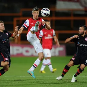 Arsenal U19 vs Olympiacos U19: Tense Battle at Underhill Stadium - Olsson Faces Off Against Voutsiotis and Siopos Arsenal U19 vs Olympiacos U19: Tense Battle at Underhill Stadium - Olsson Faces Off Against Voutsiotis and Siopos