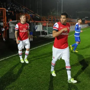 Arsenal U21: Santos and Wilshere Prepare for Reading Clash (2012-13) Arsenal U21: Santos and Wilshere Prepare for Reading Clash (2012-13)