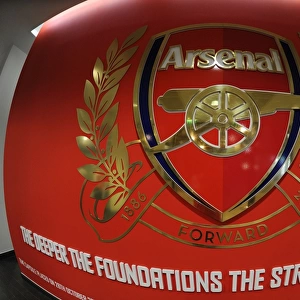 Arsenal Unveils New Crest at Emirates Stadium Against New York Red Bulls, 2011